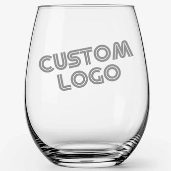 Engraved - Stemless Wine Glasses for Corporates