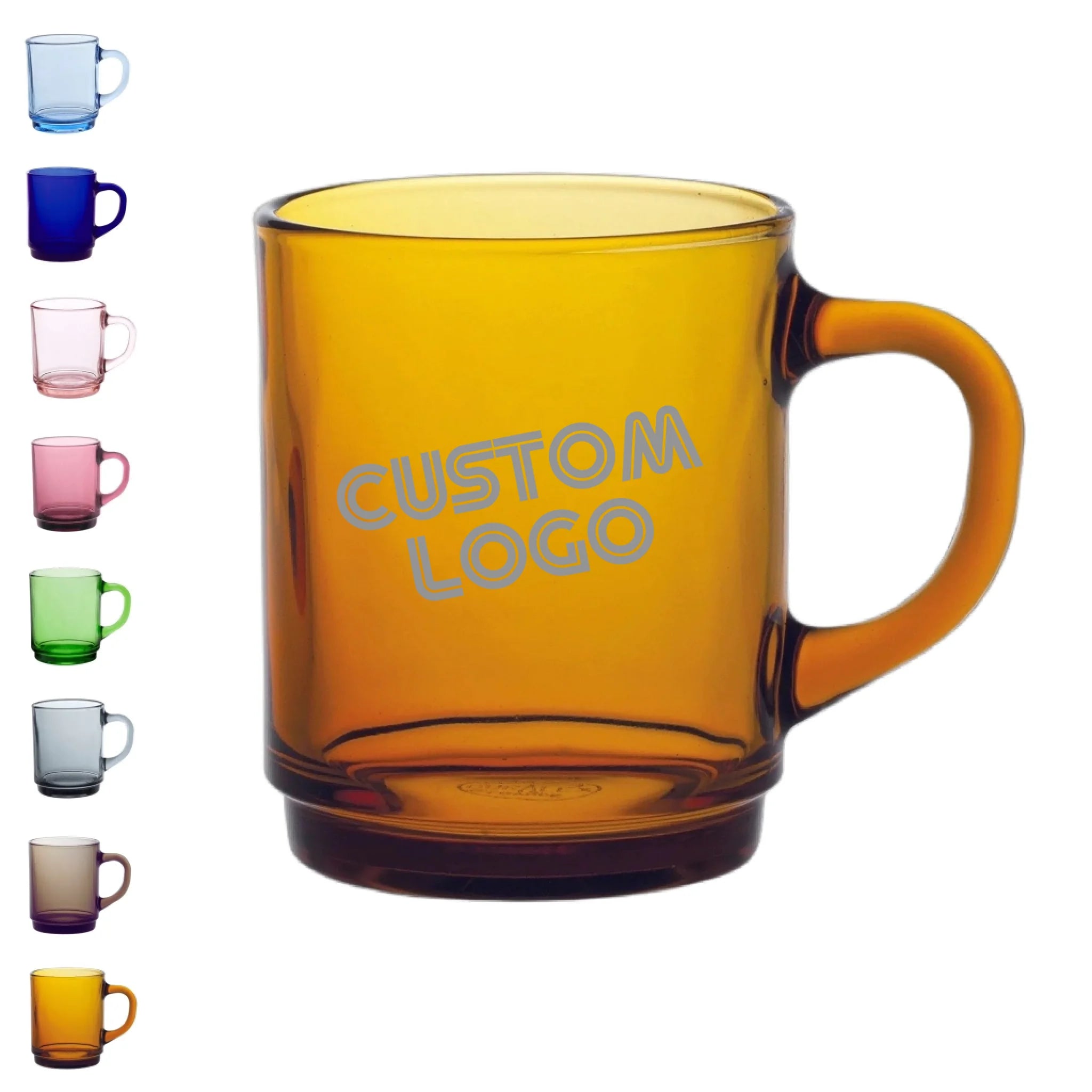 Corporate Logo | Personalized Amber Coffee Mug 8¾ oz