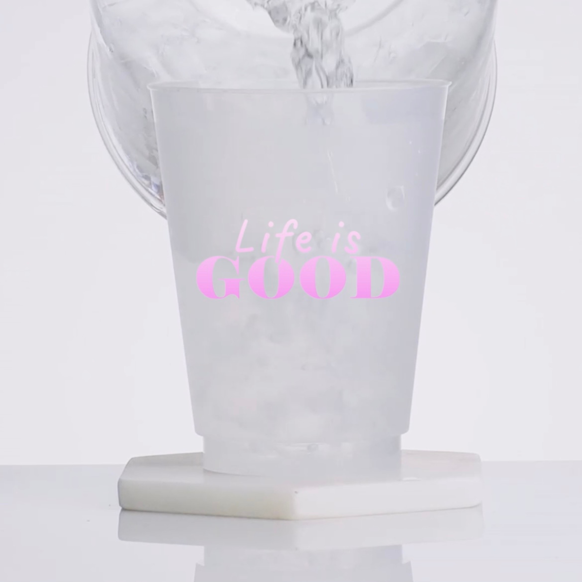 Life is Good - Hot Pink