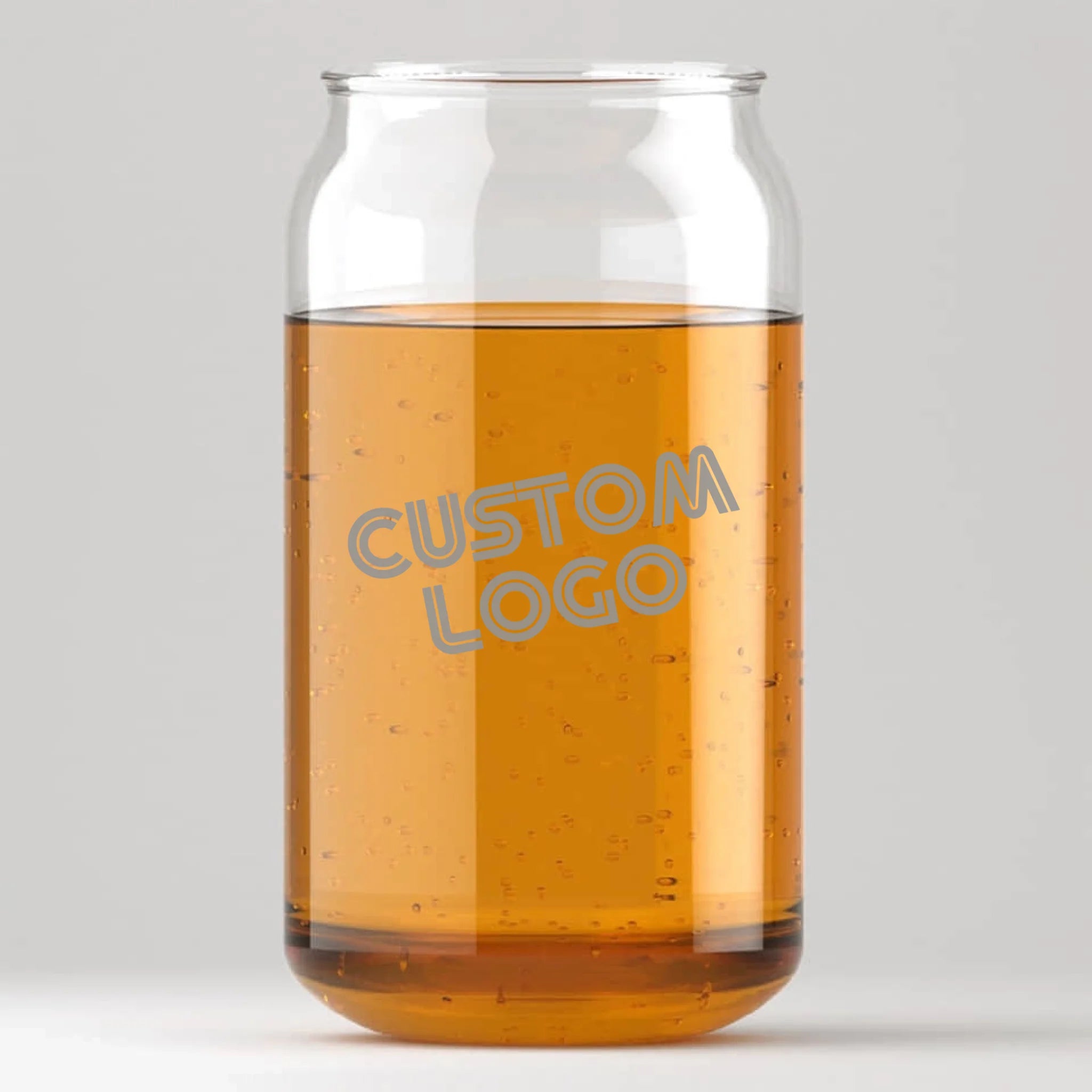 Beer Can  - Corporate Logo | Personalized Glass Beer Can | Custom Engraved Favor