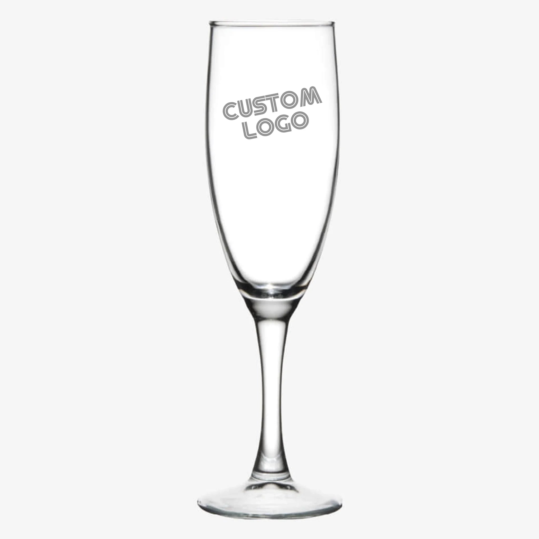 Champagne Flute  - Corporate Logo | Personalized Champagne Flute | Custom Engraved Favor