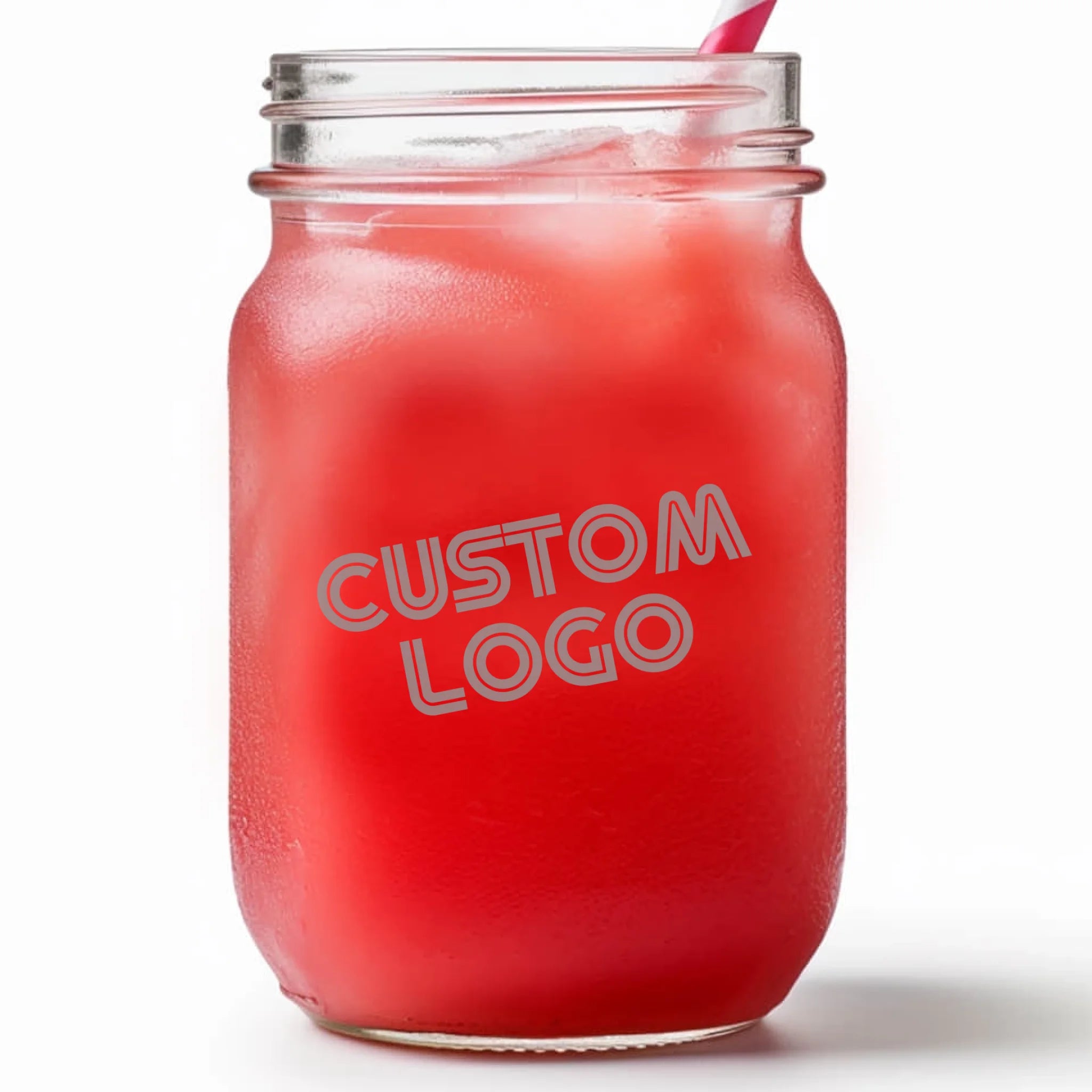 Mason Jar - Corporate Logo | Personalized 16 oz Mason Jar | Custom Engraved Favor