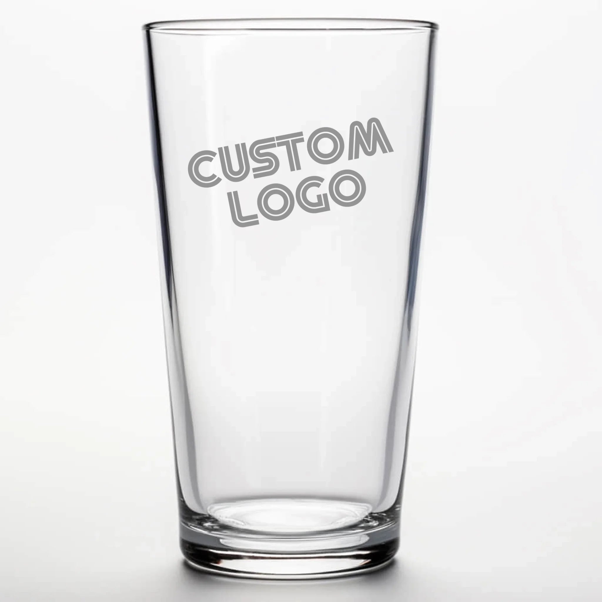 Corporate Logo 1 | Personalized 16 oz Pint Glass | Custom Engraved Favor