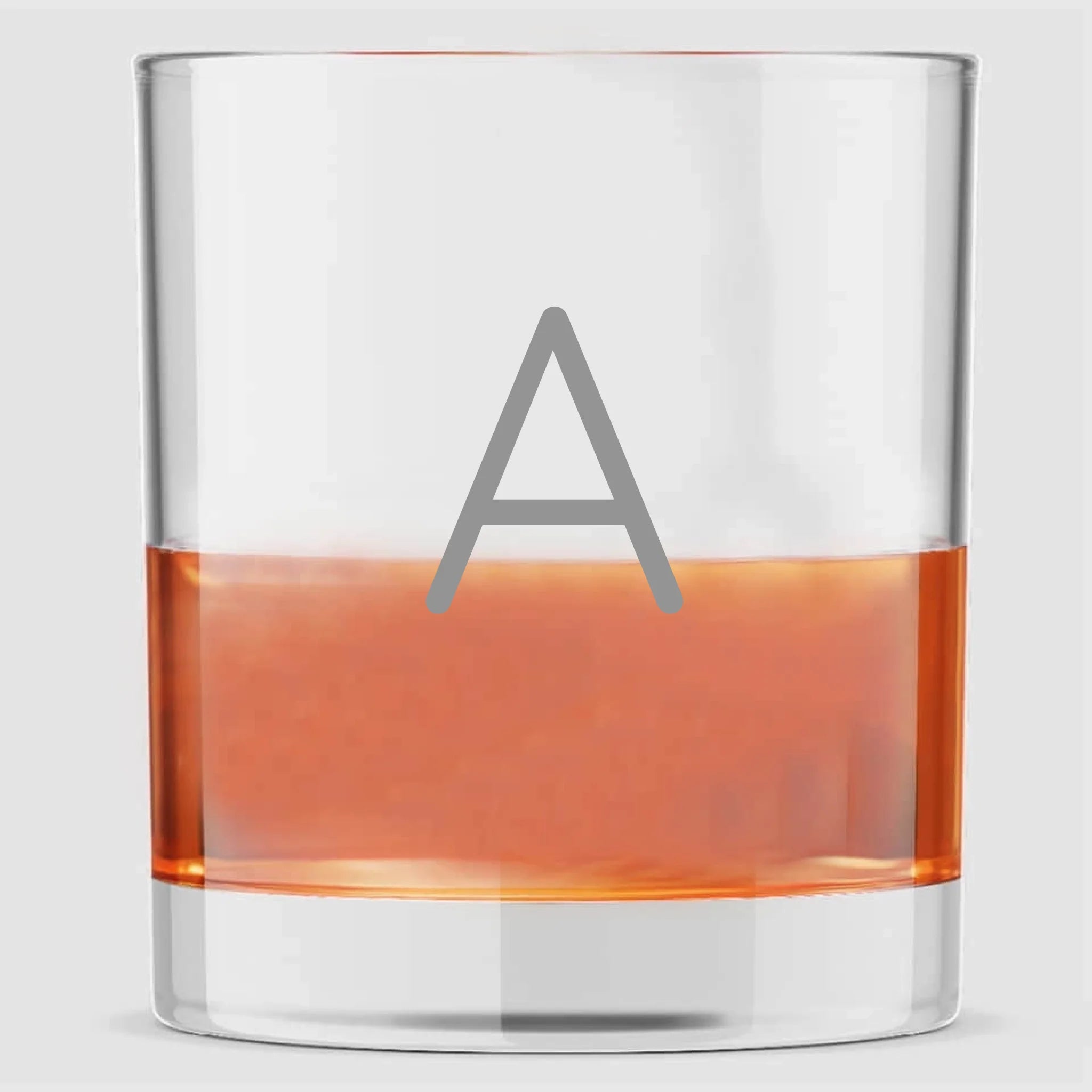 Floral | Personalized 10 oz Whiskey Glass | Custom Engraved Favor