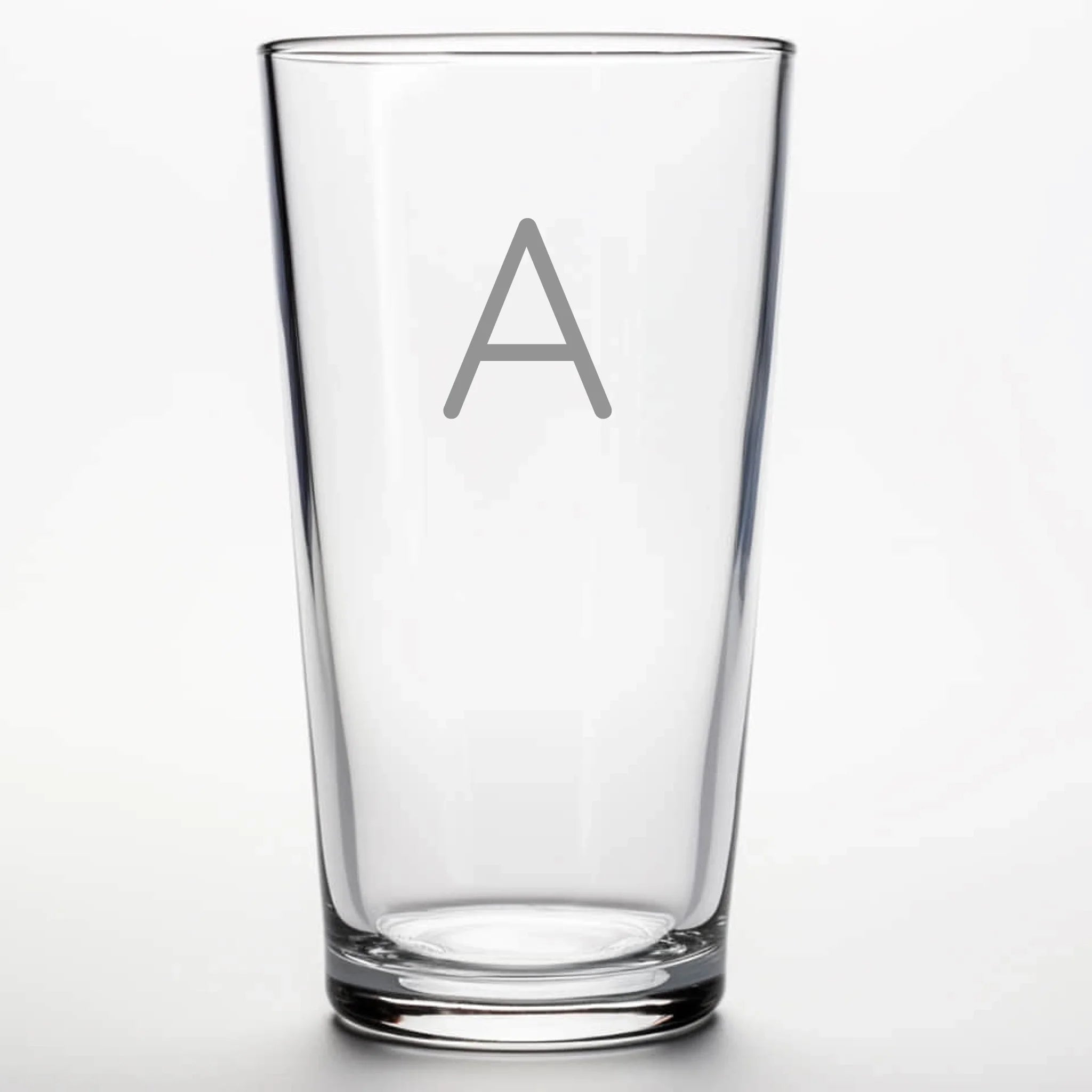 Floral | Personalized 16 oz Pint Glass | Custom Engraved Favor